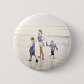 Volledige foto Aangepast Afbeelding Upload Ronde Button 5,7 Cm (Voorkant)