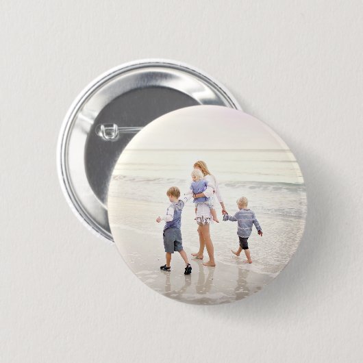 Volledige foto Aangepast Afbeelding Upload Ronde Button 5,7 Cm (Voorkant /achterkant)