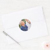Volledige foto aangepast Maak je eigen Ronde Sticker (Envelop)