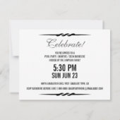 Volledige foto-Afstudeerder met ChalkboardLabel Kaart (Achterkant)