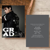 Volledige foto afstuderen aankondiging & uitnodigi