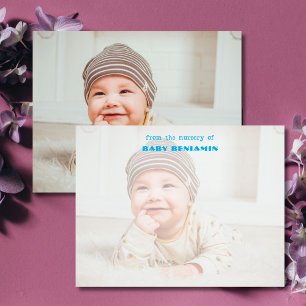 Volledige foto babykamer briefkaart