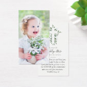 Volledige foto Baptism Prayer Kaart (Bureau)