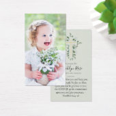 Volledige foto Baptism Prayer Kaart (Bureau)