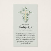 Volledige foto Baptism Prayer Kaart (Achterkant)