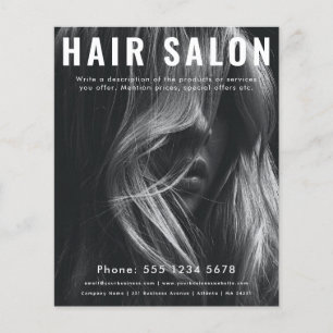 Volledige foto Beauty Hair Nail Salon Kapper Flyer