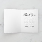 Volledige foto begrafenis rouwverwerking dank u ge kaart (Binnen)