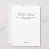 Volledige foto Cursieve Merry Christmas Kaart (Achterkant)