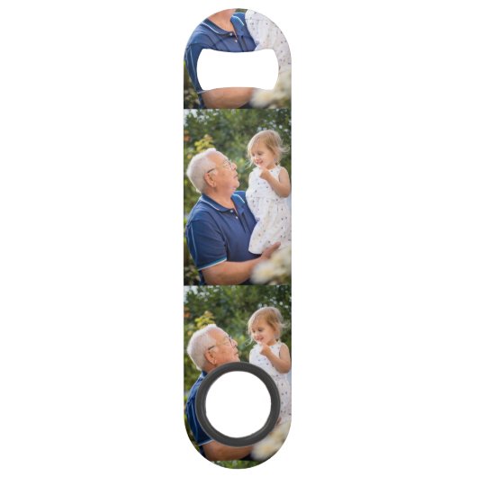 Volledige foto Custom Creëer Uw eigen collage Speed Flessenopener (Voorkant)