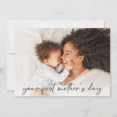 Volledige foto eerste Moederdag Kaart (Voorkant)