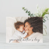 Volledige foto eerste Moederdag Kaart (Staand voorkant)