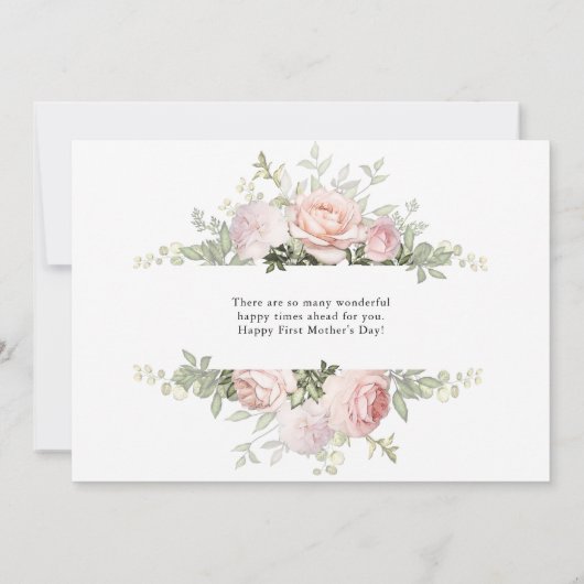 Volledige foto eerste Moederdag Kaart (Achterkant)