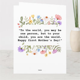 Volledige foto eerste Moederdag Kaart 2023