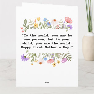 Volledige foto eerste Moederdag Kaart 2023