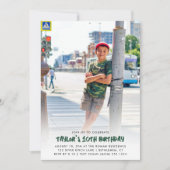 Volledige foto Gepersonaliseerd Any Age Modern Bir Kaart (Voorkant)