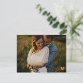 Volledige foto Hartelijk dank voor Briefkaart-Gold Briefkaart (Staand voorkant)