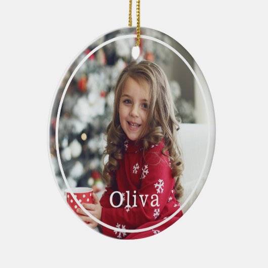 Volledige foto-indeling tot een minimum en moderne keramisch ornament (Rechts)