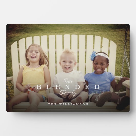 Volledige foto-indeling voor onze gemengde familie fotoplaat (voorkant)