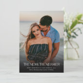 Volledige foto Meer informatie over zwangerschap Feestdagenkaart (Staand voorkant)