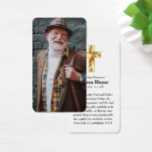 Volledige foto Memorial Prayer Kaart (Bureau)