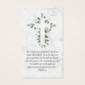 Volledige foto Memorial Prayer Kaart (Achterkant)