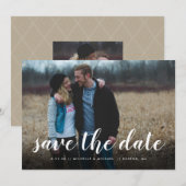 Volledige foto met briefing Weddenschap Save the D Date (Voorkant / Achterkant)