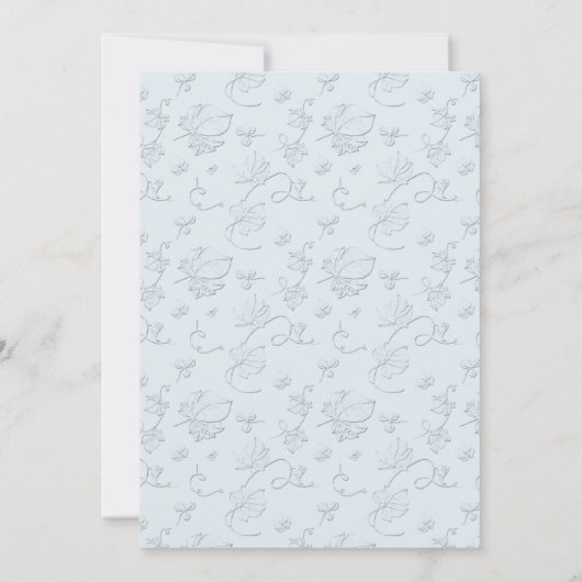 Volledige foto Moderne Geboorteaankondiging Blauw Aankondiging (Achterkant)