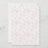 Volledige foto Moderne Geboorteaankondiging Roze Aankondiging (Achterkant)