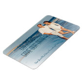Volledige foto Moderne Save Our Date Photo Magnet Magneet (Linkerzijde)
