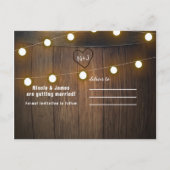 Volledige foto Rustige houtslangen bewaren de datu Aankondigingskaart (Achterkant)