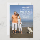 Volledige foto slaat de datum op save the date (Voorkant)