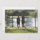 Volledige foto Sneeuwval aangepaste kaart (Voorkant)