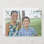 Volledige foto Sneeuwval aangepaste kaart (Achterkant)