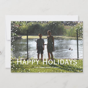 Volledige foto Sneeuwval aangepaste kaart