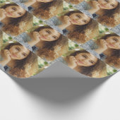 Volledige foto-upload cadeaupapier (Hoek)