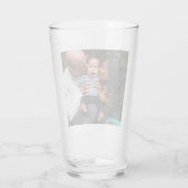 Volledige foto-upload gepersonaliseerd glas (Achterkant)