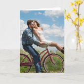 Volledige foto-upload kaart (Gele Bloem)
