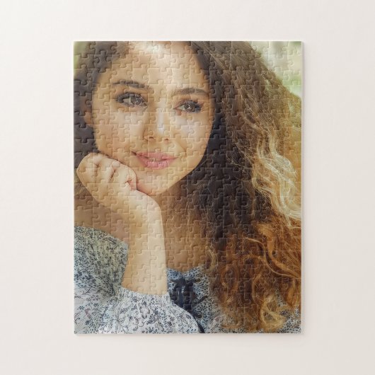 Volledige foto-upload legpuzzel (Verticaal)
