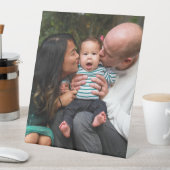 Volledige foto uploaden gepersonaliseerd reclamebord met voetstuk (Insitu)