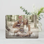 Volledige foto van de moderne Fijne Valentijnsdag Feestdagenkaart (Staand voorkant)