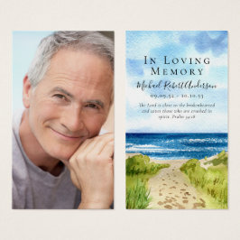 Volledige foto van Memorial Prayer Kaart