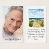 Volledige foto van Memorial Prayer Kaart (Voorkant /achterkant)