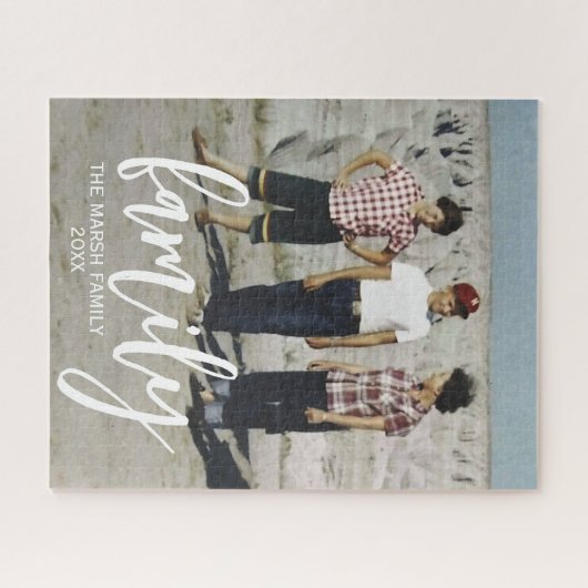 Volledige foto - Verticale aangepaste tekst voor d Legpuzzel (Horizontaal)