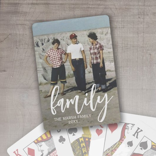 Volledige foto - Verticale aangepaste tekst voor d Pokerkaarten