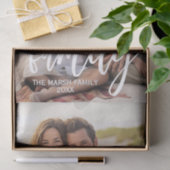 Volledige foto - Verticale aangepaste tekst voor d Tissuepapier (Geschenk)