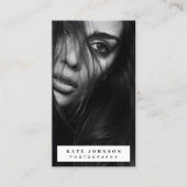 Volledige foto Verticale Fotografie Business Logo Visitekaartje (Voorkant)