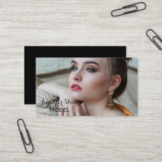 Volledige foto-Visitekaartje | Model Designer Styl Visitekaartje