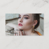 Volledige foto-Visitekaartje | Model Designer Styl Visitekaartje (Voorkant)