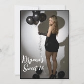 Volledige foto voor & achter Trendy Modern Sweet 1 Kaart (Voorkant)