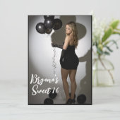 Volledige foto voor & achter Trendy Modern Sweet 1 Kaart (Staand voorkant)